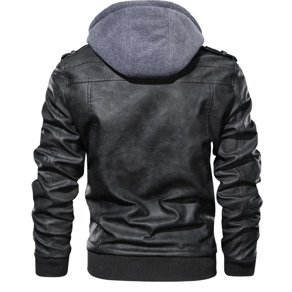 Kurtka motocyklowa z kapturem premium dla mężczyzn | Casual 2