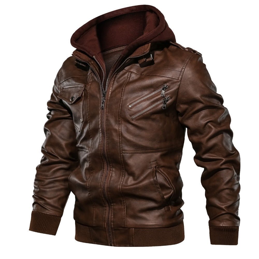 Kurtka motocyklowa z kapturem premium dla mężczyzn | Casual 3