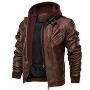Kurtka motocyklowa z kapturem premium dla mężczyzn | Casual 4