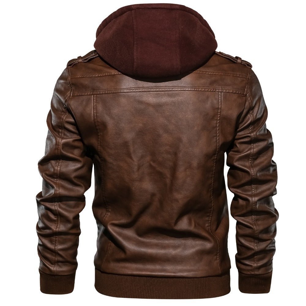 Kurtka motocyklowa z kapturem premium dla mężczyzn | Casual 5