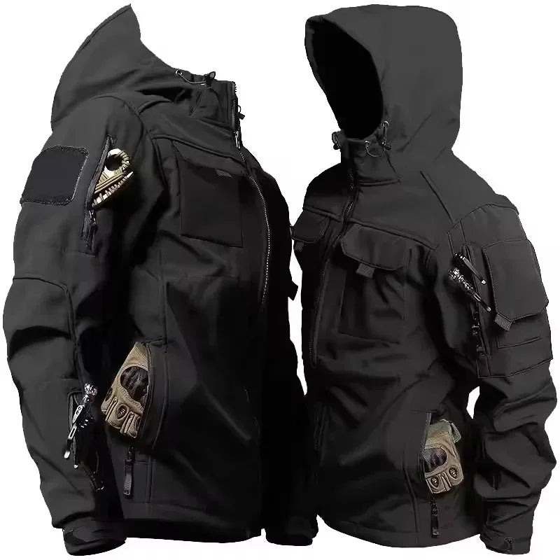 Kurtka softshell męska | Z kapturem 0