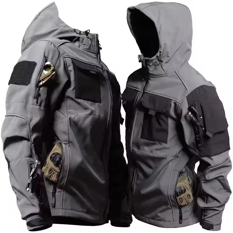 Kurtka softshell męska | Z kapturem 1