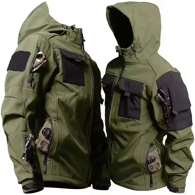 Kurtka softshell męska | Z kapturem 2