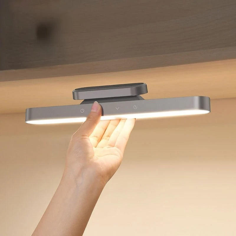 Lampa LED Magnetyczna Z Regulacją Jasności, Miękkie Światło, Długi Czas Pracy, Kompaktowa Do Domu I Biura 0