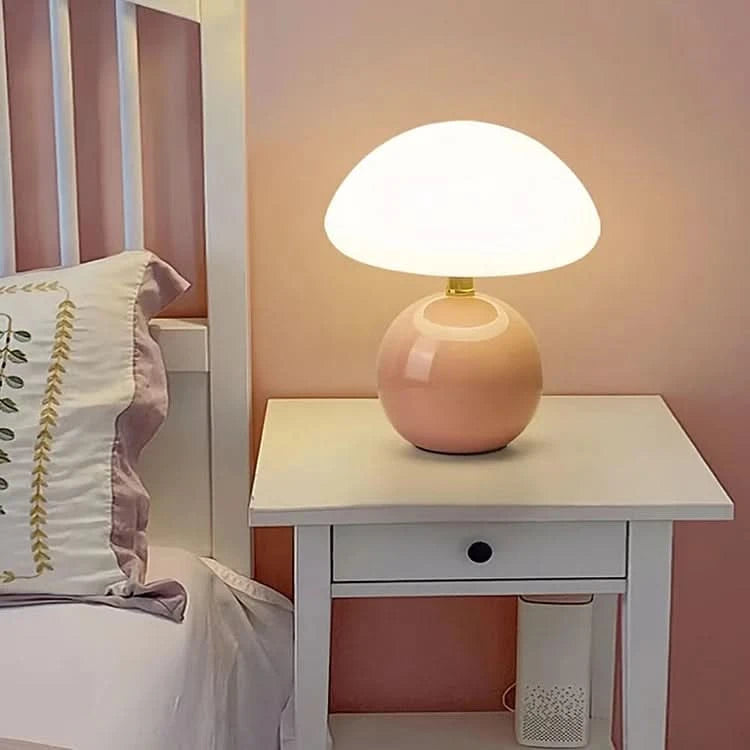 Lampa stołowa LED ceramiczna Blush Cloud 3