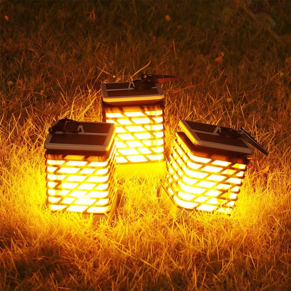 Latarnia ogrodowa LED zasilana energią słoneczną 1