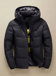 Leon | Herren Winterjacke Gefütterte Kapuzenjacke Abnehmbare Kapuze 4