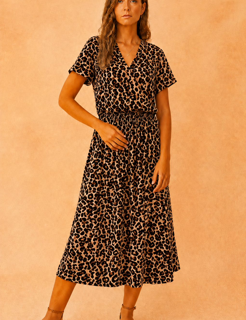 EDEN | Letnia Sukienka Midi w Stylu Boho