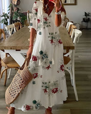 Letnia sukienka maxi boho dla kobiet - zwiewny styl na ciepłe dni 7