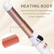 Lokówka z podwójną rurką i regulacją temperatury – Stylizacja włosów w domu 5