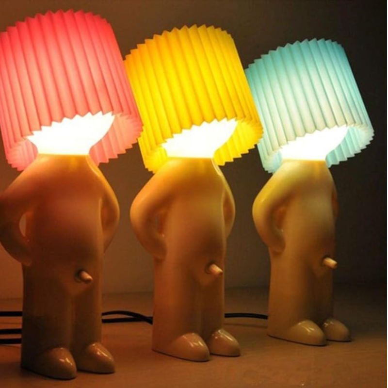 Lustige Schreibtischlampe | Figuren-Design | ABS-Material | QuirkLite 1