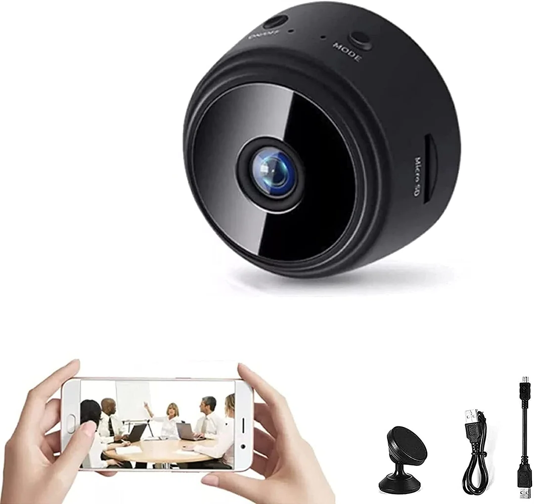 Magnetyczna minikamera WiFi 1080p 0