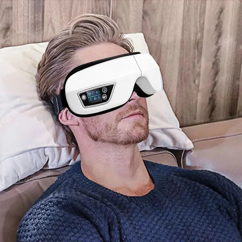 Masażer oczu AeroGlow 6D | Terapia powietrzem i ciepłem z trybem relaksacyjnym Bluetooth 1