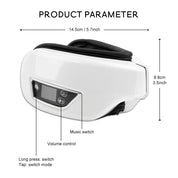 Masażer oczu AeroGlow 6D | Terapia powietrzem i ciepłem z trybem relaksacyjnym Bluetooth 5