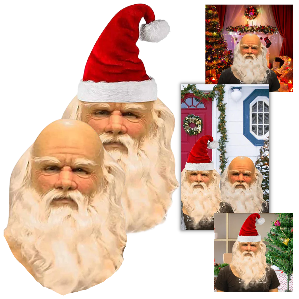 Maska Świętego Mikołaja do cosplayu 0