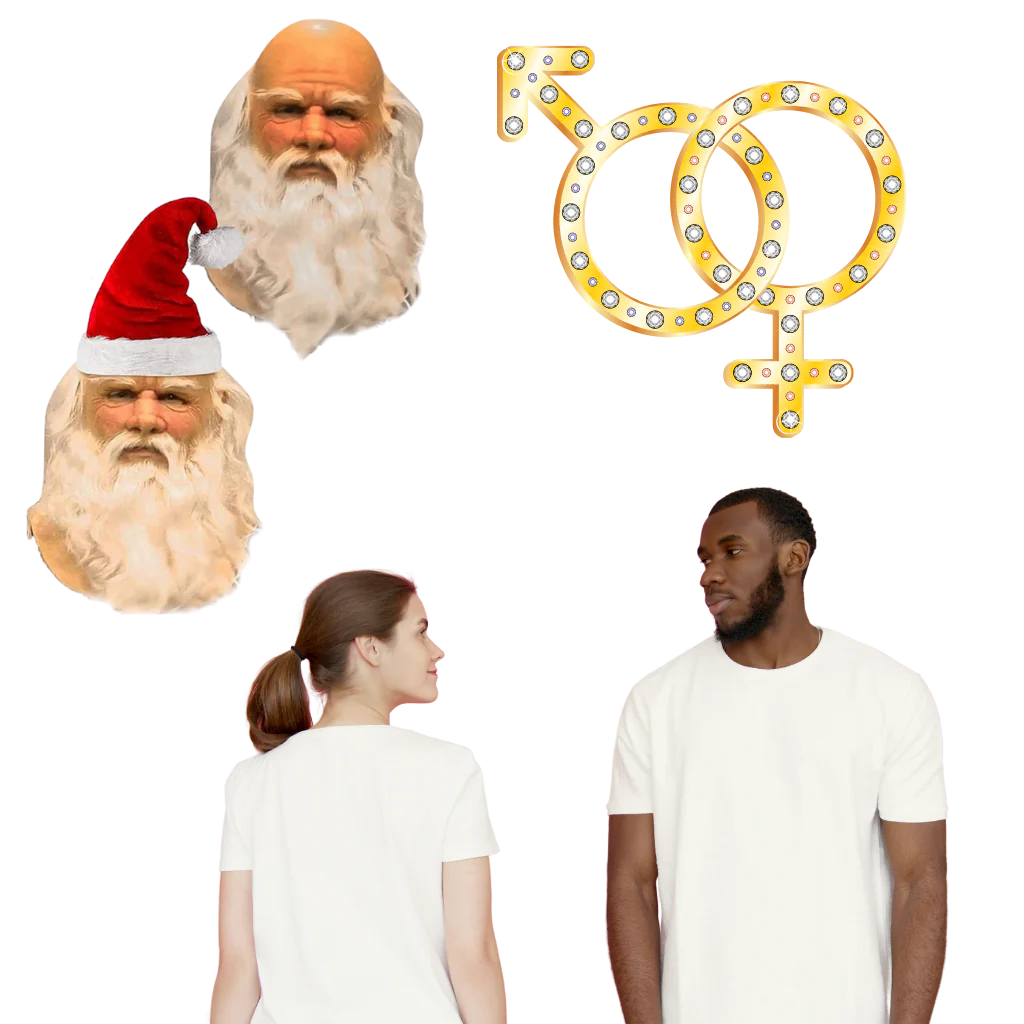 Maska Świętego Mikołaja do cosplayu 2