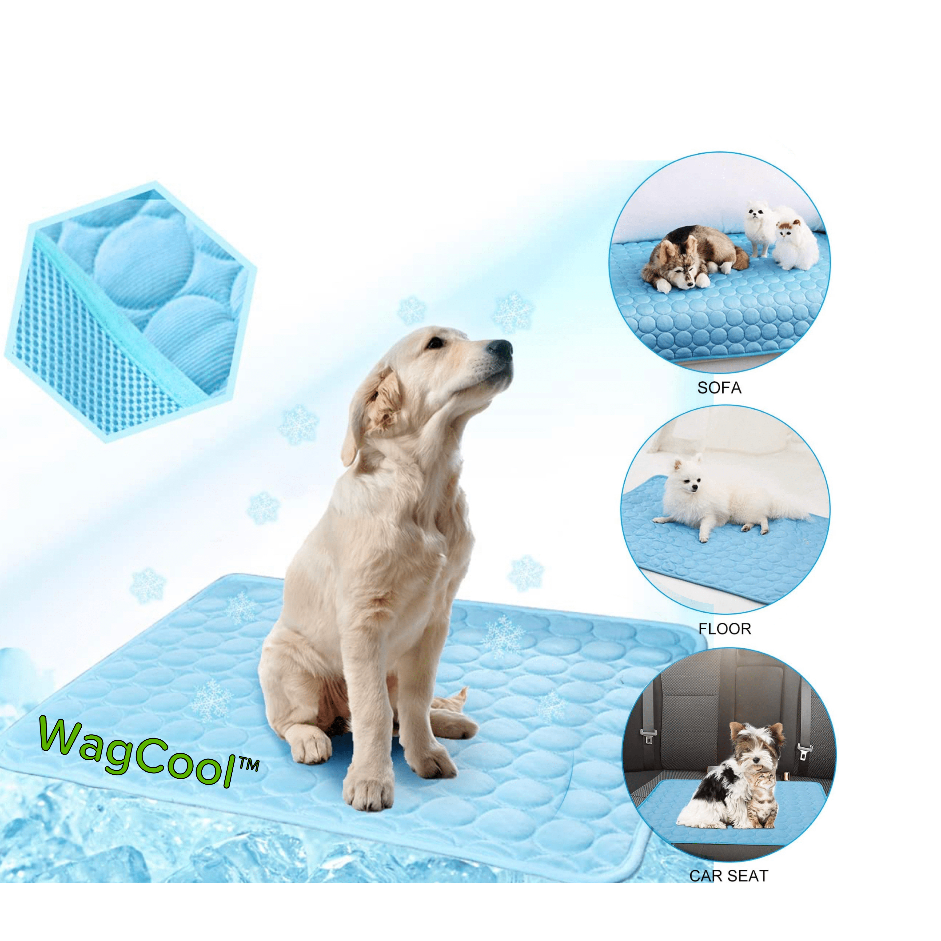 Mata chłodząca dla psa - CoolPet Mat 2