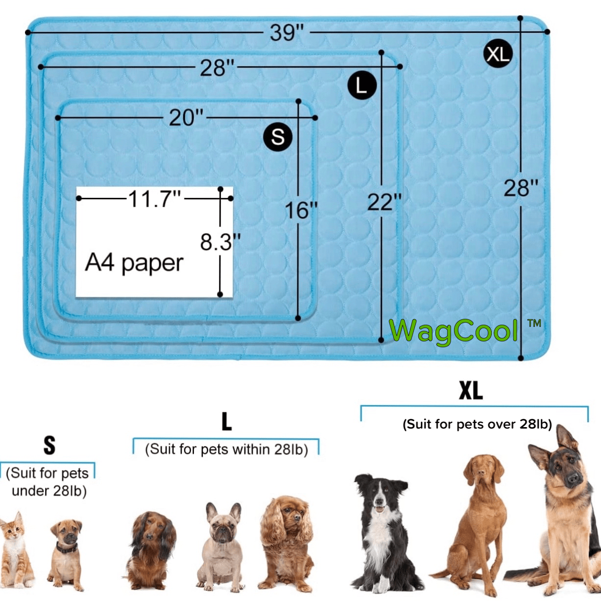 Mata chłodząca dla psa - CoolPet Mat 3