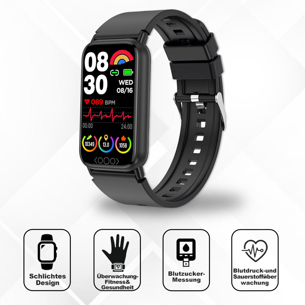 Medyczny smartwatch z wielowymiarowym monitorowaniem stanu zdrowia 0