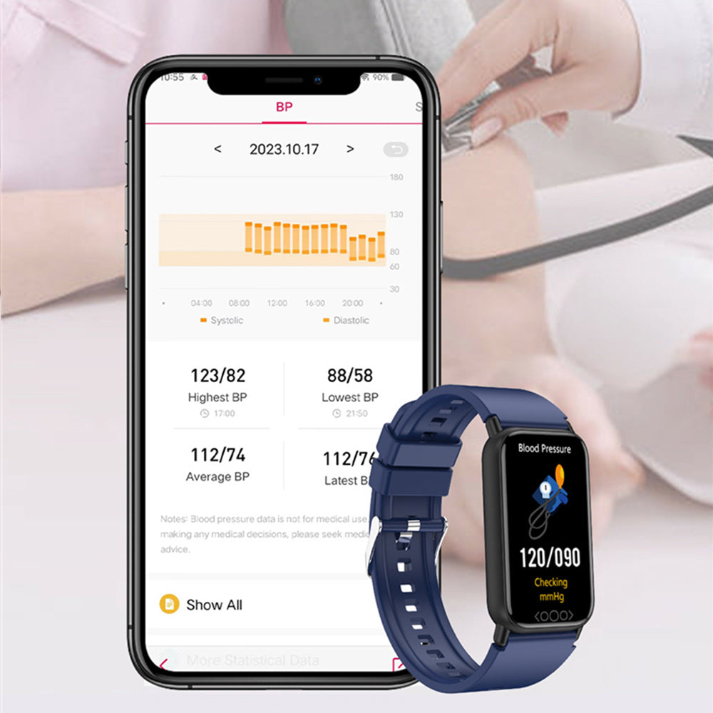 Medyczny smartwatch z wielowymiarowym monitorowaniem stanu zdrowia 4