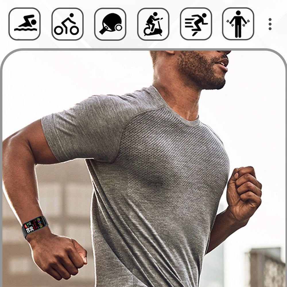 Medyczny smartwatch z wielowymiarowym monitorowaniem stanu zdrowia 7