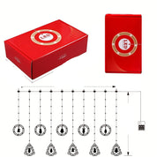 MerryCircle – Pierścień życzeń z lampką LED i efektem obracającego się koloru 0