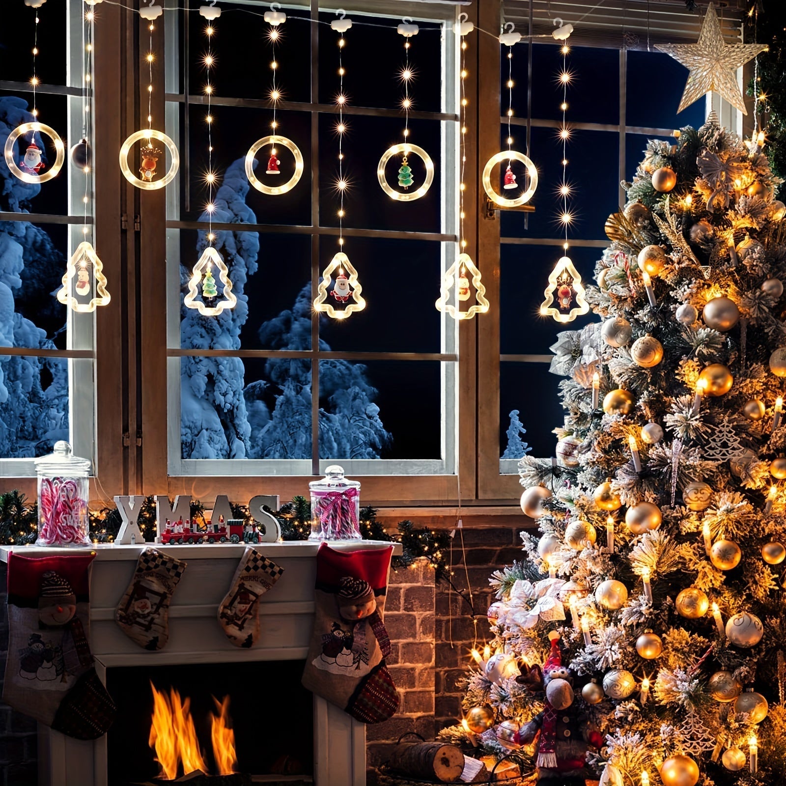 MerryCircle – Pierścień życzeń z lampką LED i efektem obracającego się koloru 3