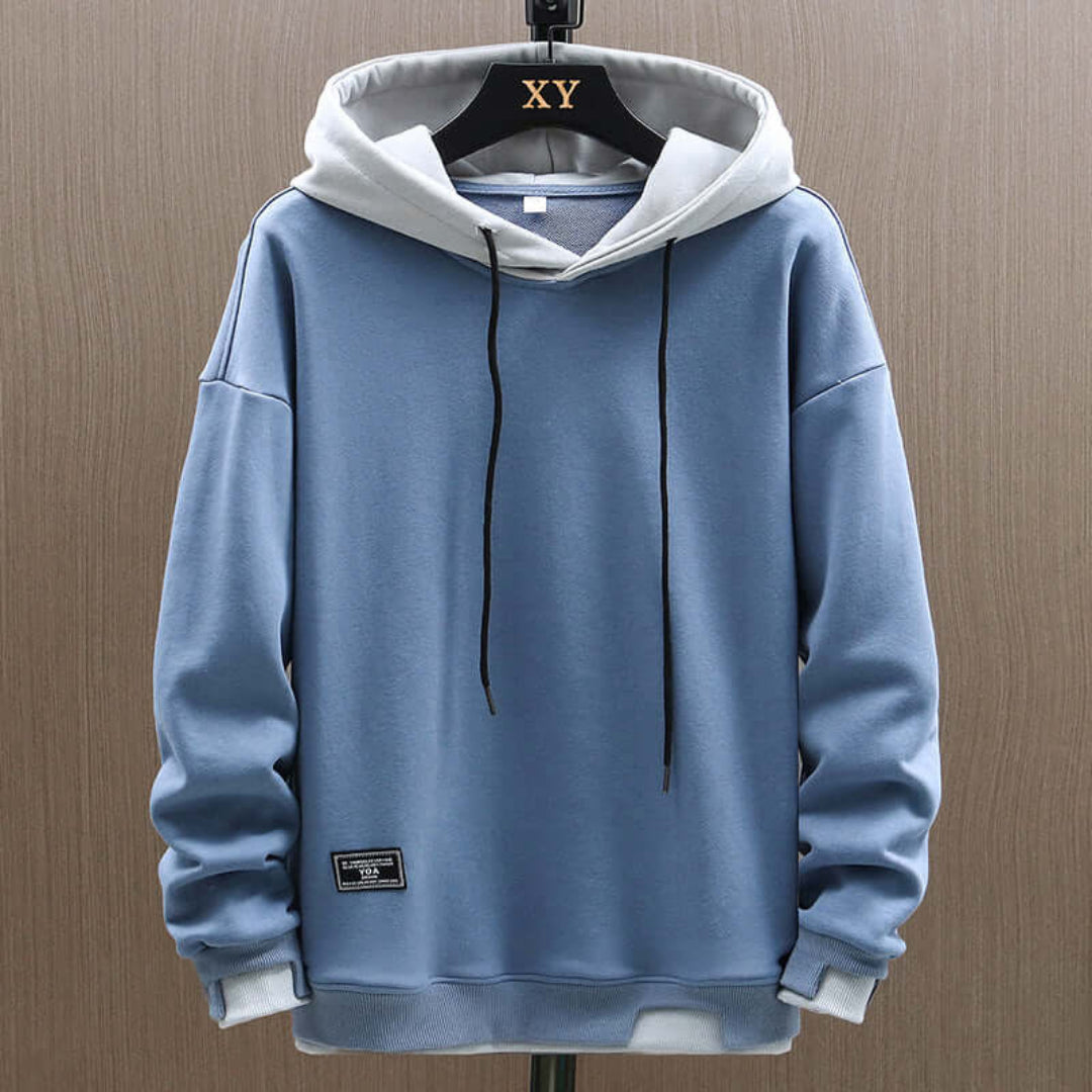 Męska bluza z kapturem oversize w dwóch kolorach | Ciepła 4