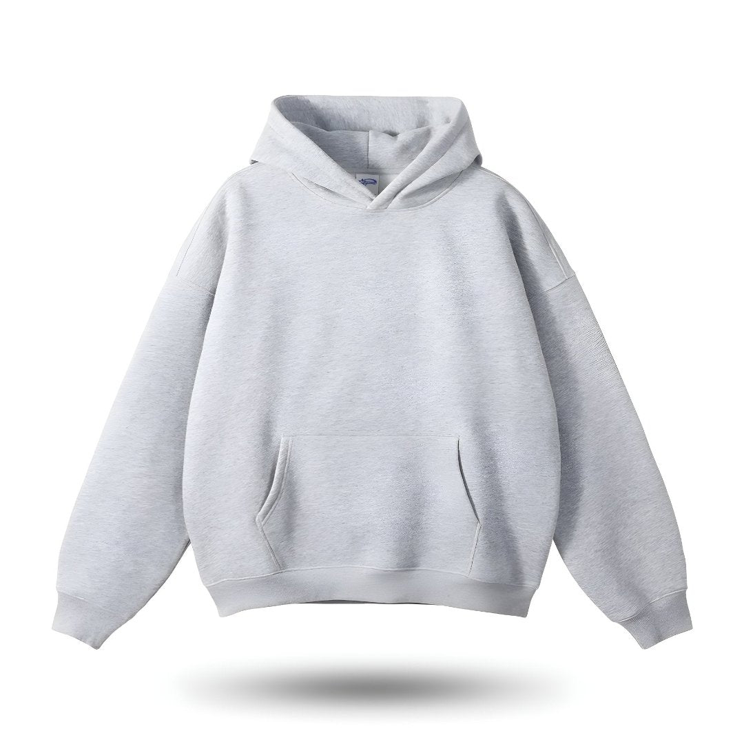 Męska bluza z kapturem typu kangurka oversize | Klasyczna 1