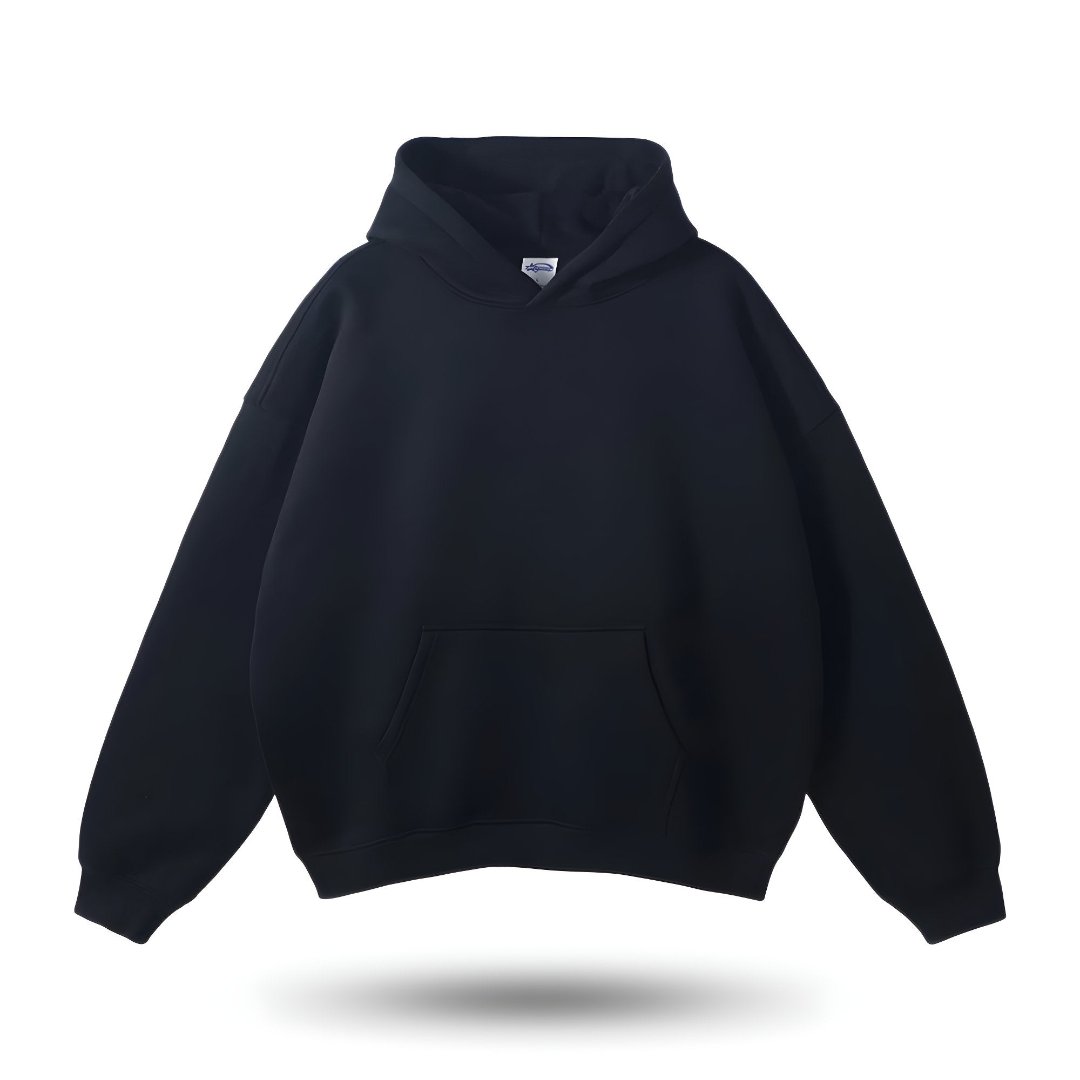 Męska bluza z kapturem typu kangurka oversize | Klasyczna 3