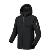 Męska kurtka typu softshell casual | Z kapturem 2