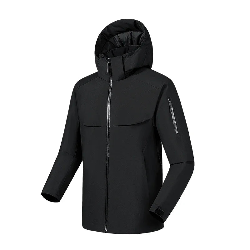 Męska kurtka typu softshell casual | Z kapturem 2