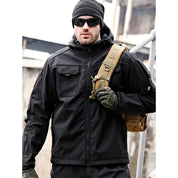 Męska kurtka typu softshell z wieloma kieszeniami | Z kapturem 5