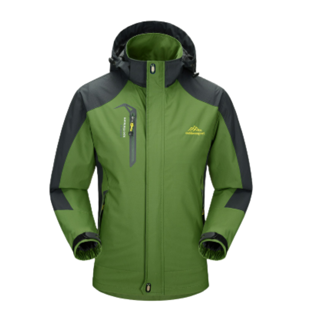 Męska kurtka zimowa z kapturem | Outdoor 2