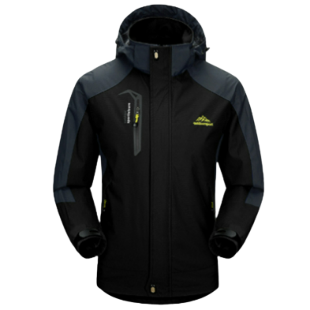Męska kurtka zimowa z kapturem | Outdoor 4