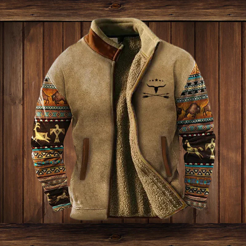 Męski płaszcz zimowy | Ciepły i wytrzymały | Design w stylu vintage | Styl outdoorowy 0