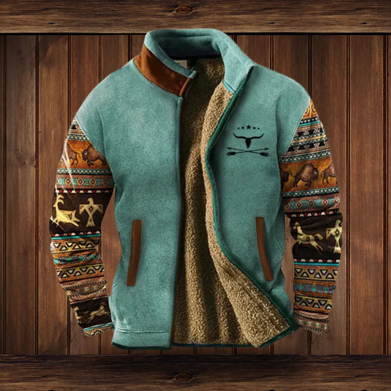 Męski płaszcz zimowy | Ciepły i wytrzymały | Design w stylu vintage | Styl outdoorowy 2