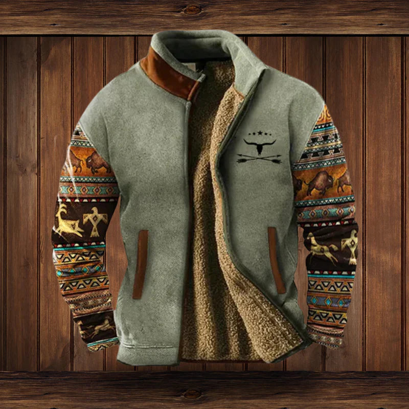 Męski płaszcz zimowy | Ciepły i wytrzymały | Design w stylu vintage | Styl outdoorowy 3