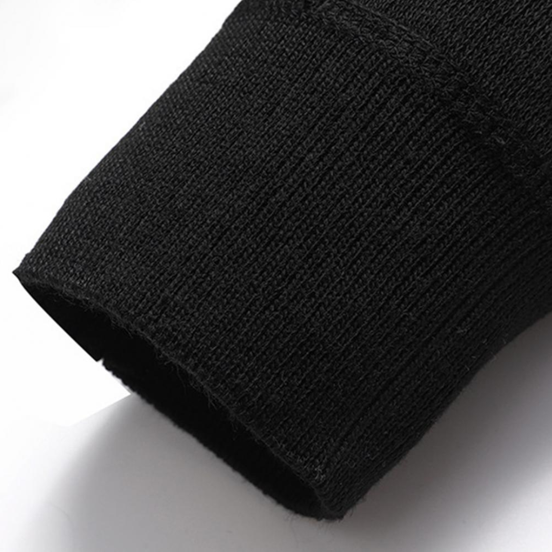 Męski sweter dzianinowy z golfem | Długi rękaw 6
