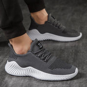 Męskie Buty Do Biegania Z Amortyzacją I Arch Support, Sportowy Design, Idealne Do Biegania Po Asfalcie 1