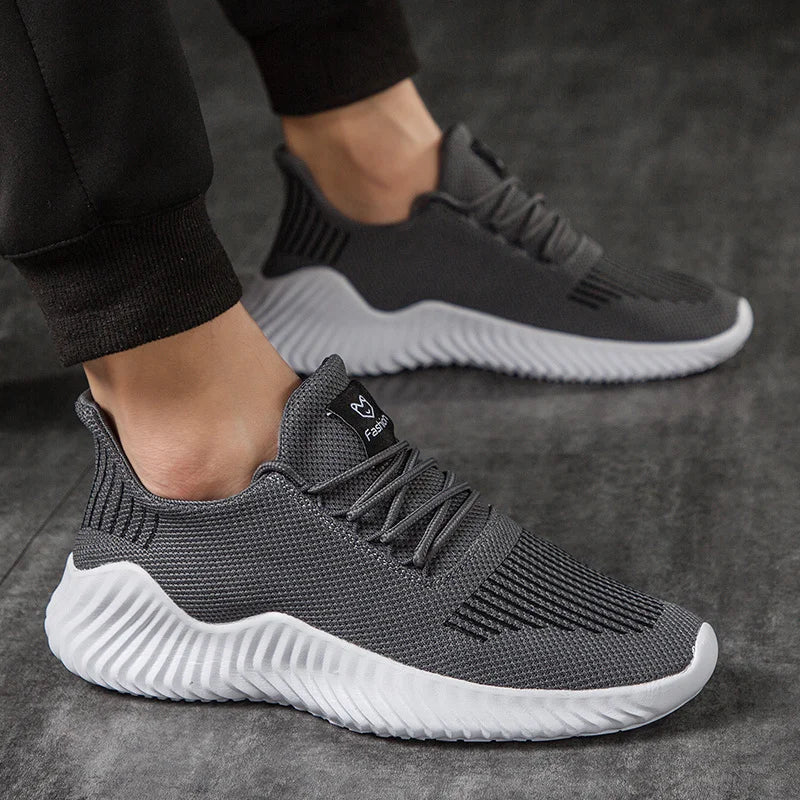 Męskie Buty Do Biegania Z Amortyzacją I Arch Support, Sportowy Design, Idealne Do Biegania Po Asfalcie 1