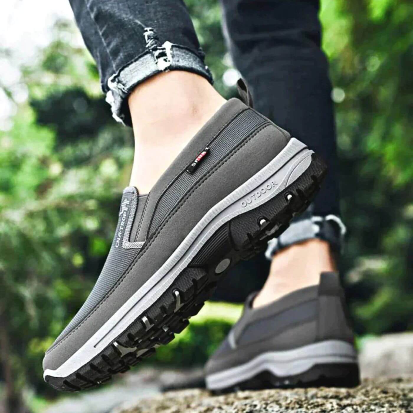 Męskie buty ortopedyczne z ergonomicznym wsparciem i komfortem 2