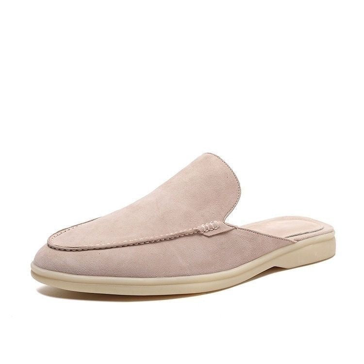 Męskie mokasyny letnie z arch support, wsuwane w stylu nowoczesnym 4