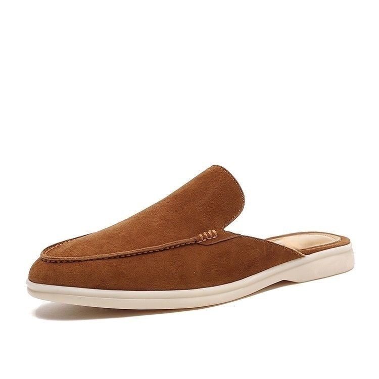 Męskie mokasyny letnie z arch support, wsuwane w stylu nowoczesnym 6