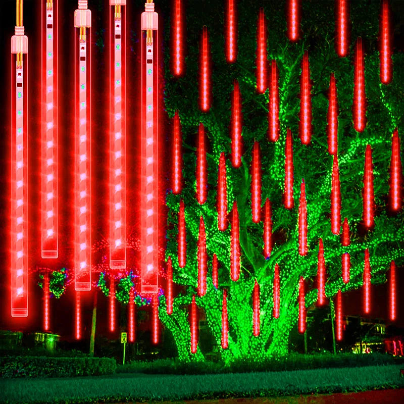 Meteor Drops | Światła LED w kształcie kropli wody do świątecznej dekoracji na zewnątrz 10