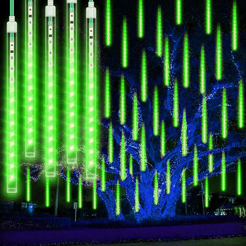 Meteor Drops | Światła LED w kształcie kropli wody do świątecznej dekoracji na zewnątrz 11