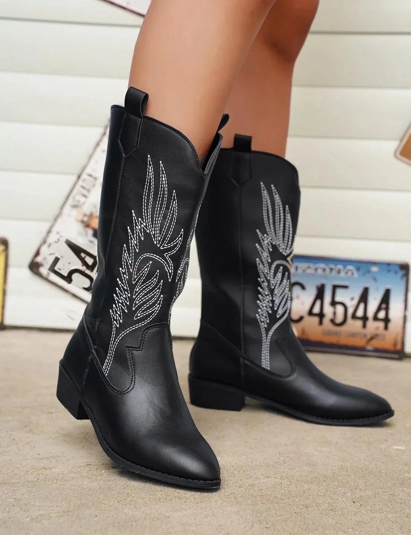 Miękkie kowbojskie buty w stylu western dla kobiet | Wygodne 11