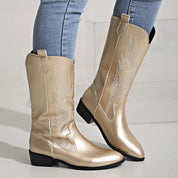 Miękkie kowbojskie buty w stylu western dla kobiet | Wygodne 2
