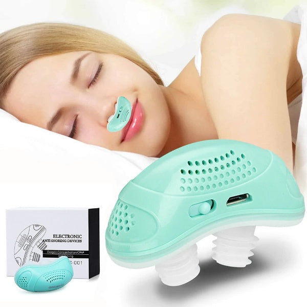 Mikro aparat CPAP do leczenia bezdechu sennego w podróży i zapobiegający chrapaniu – alternatywa dla CPAP 0