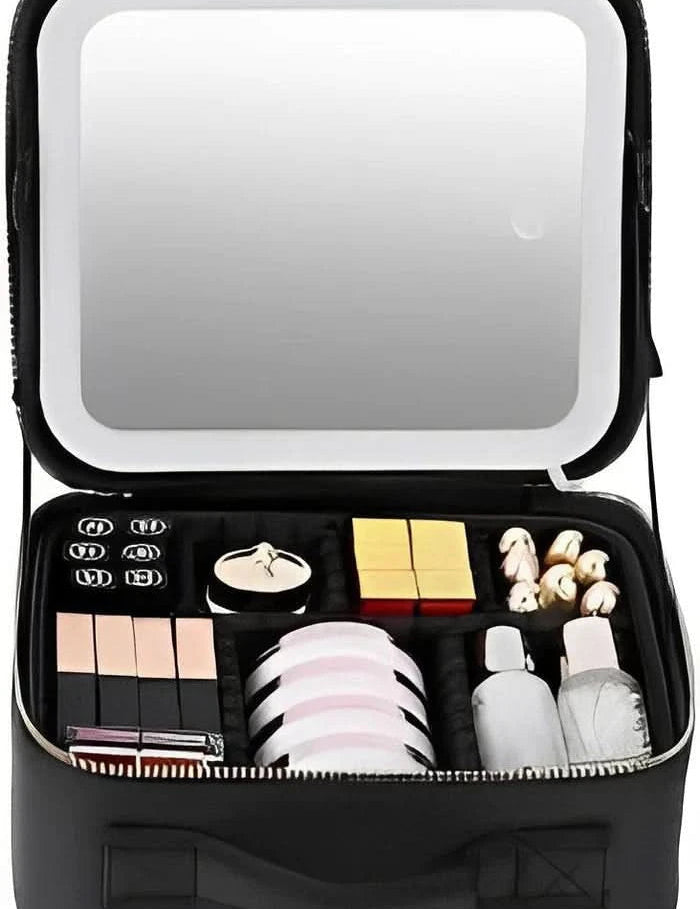 MirrorGlam | Kosmetyczka z podświetleniem LED i lusterkiem do stylizacji w podróży 6